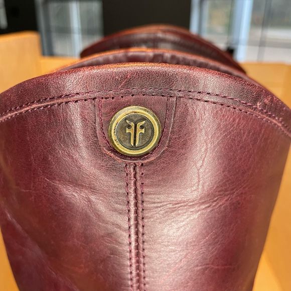 FRYE Melissa Button 2 Redwood Boots - Picture 8 of 11